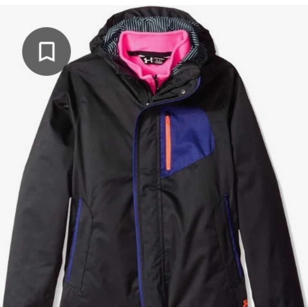 Under Armour Girl's UA ColdGear Infrared Gemma 3-In-1 Jacket YL